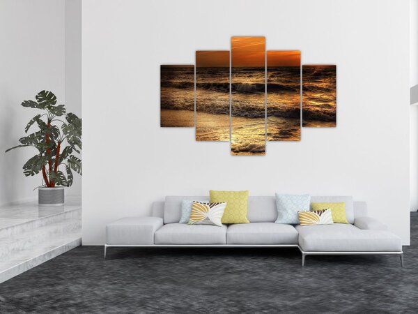 Tablou - Valuri la mal (150x105 cm)
