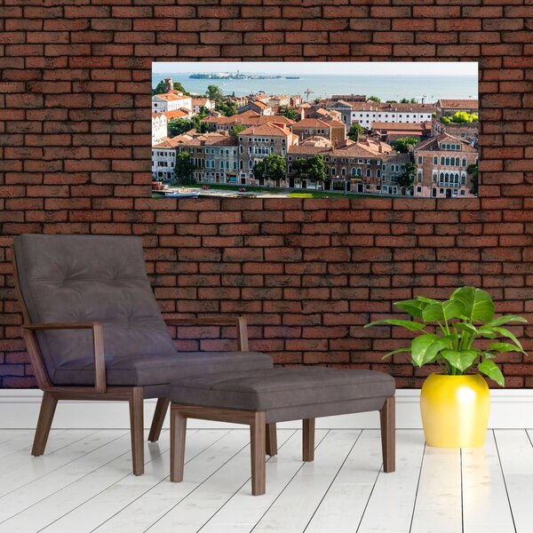 Tablou - Vedere aeriană a orașului (120x50 cm)