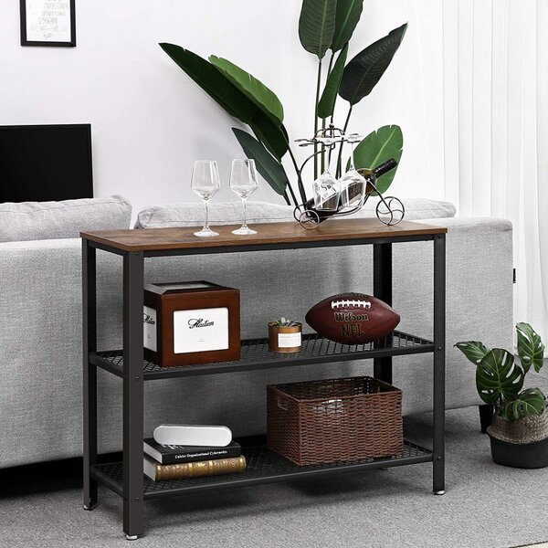 Masuta de Cafea Model Salem, 101.5x35x80 cm, Maro Rustic