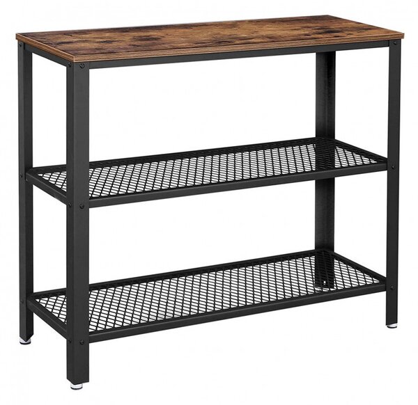 Masuta de Cafea Model Salem, 101.5x35x80 cm, Maro Rustic