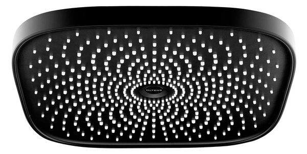 Oltens Vann cap de duș 26x26 cm pătrat negru mat 37008300