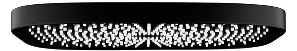 Oltens Vann cap de duș 26x26 cm pătrat negru mat 37008300