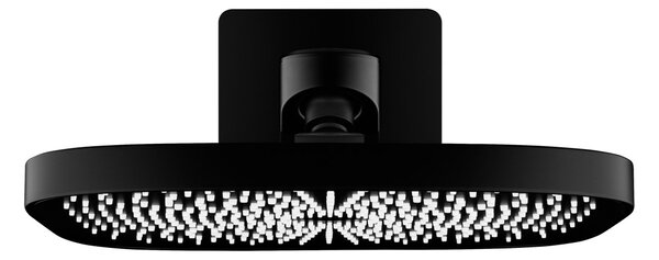 Oltens Vann cap de duș 26x26 cm pătrat negru mat 37008300