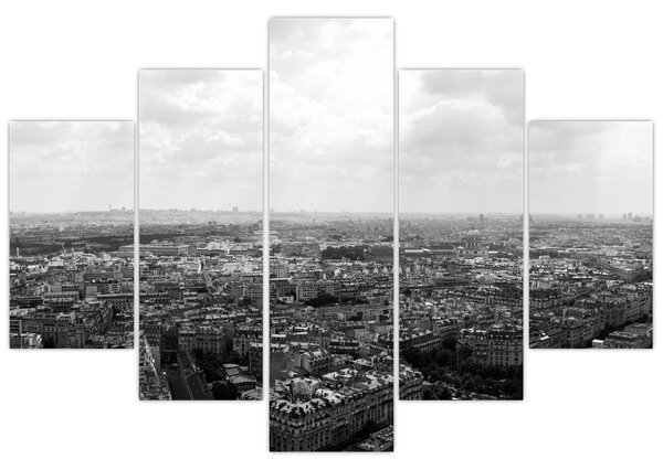 Tablou - Acoperișuri clădirilor din Paris (150x105 cm)