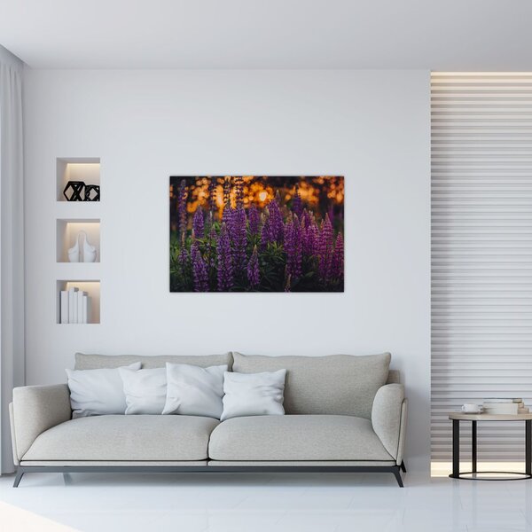 Tablou - Flori de lupin (90x60 cm)