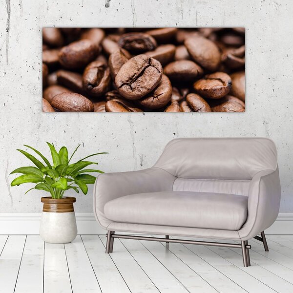 Tablou - Boabe de cafea (120x50 cm)