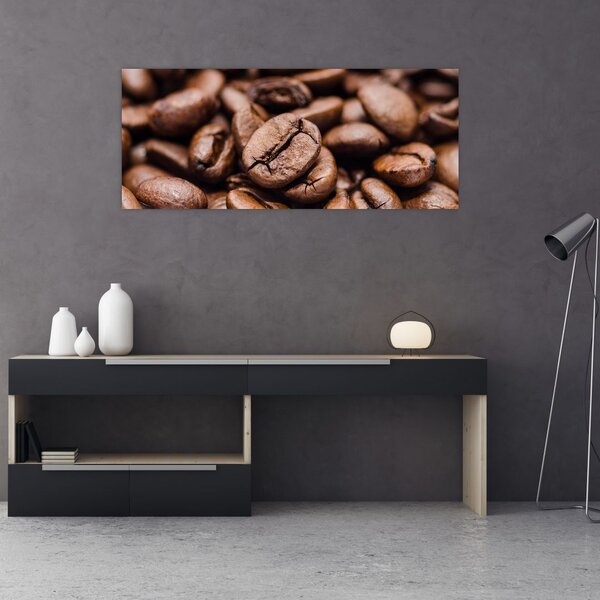 Tablou - Boabe de cafea (120x50 cm)