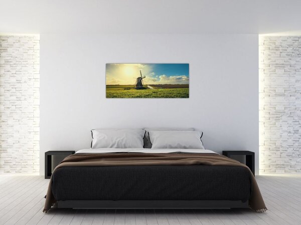 Tablou - Mori de vânt (120x50 cm)