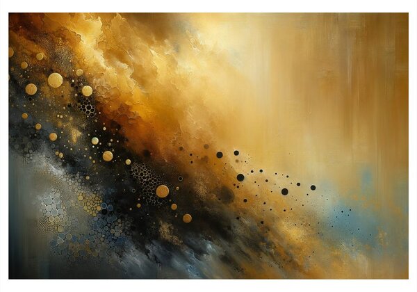 Tablou infinit de aur stelar