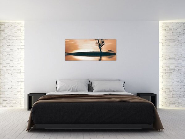 Tablou - Copaci pe insulă (120x50 cm)