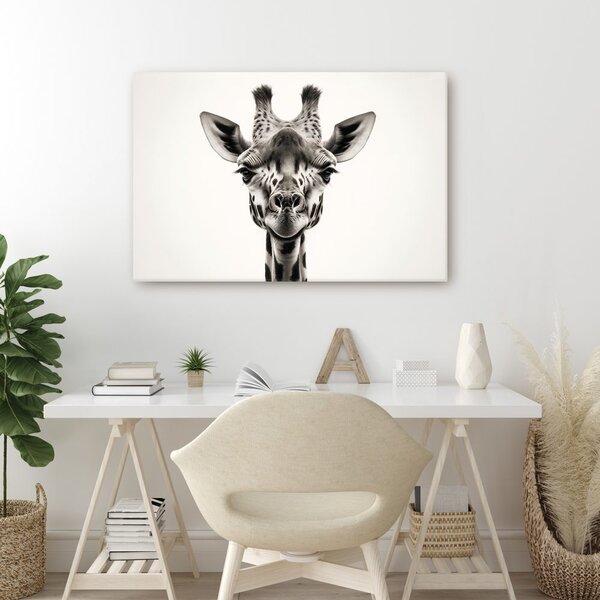 Tablou portret girafă