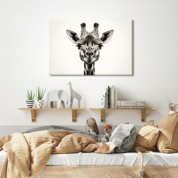 Tablou portret girafă