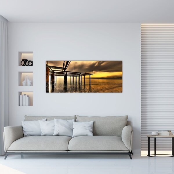 Tablou - Arhitectura la mal (120x50 cm)