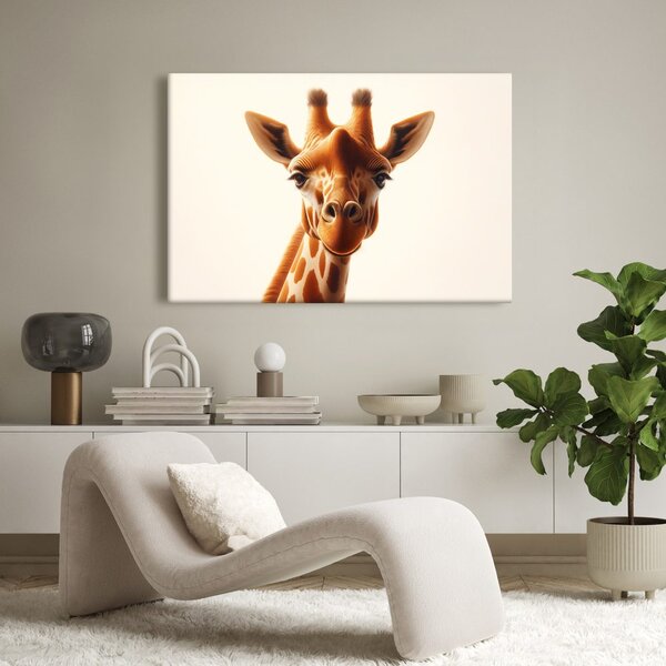 Tablou portret animal girafă
