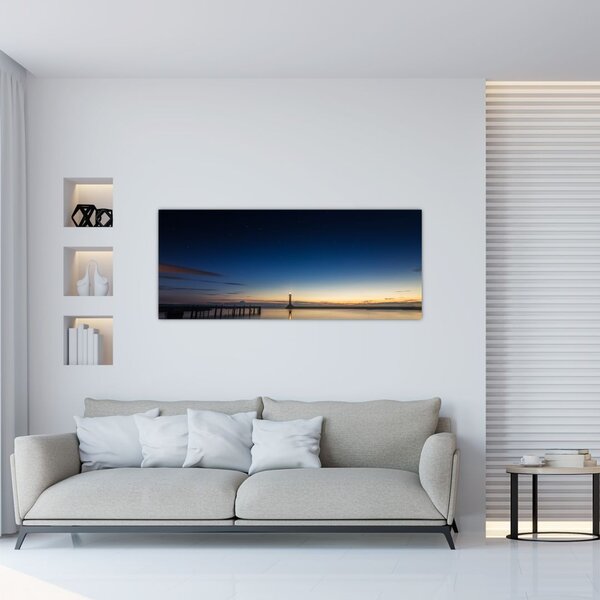 Tablou - Far în zare (120x50 cm)