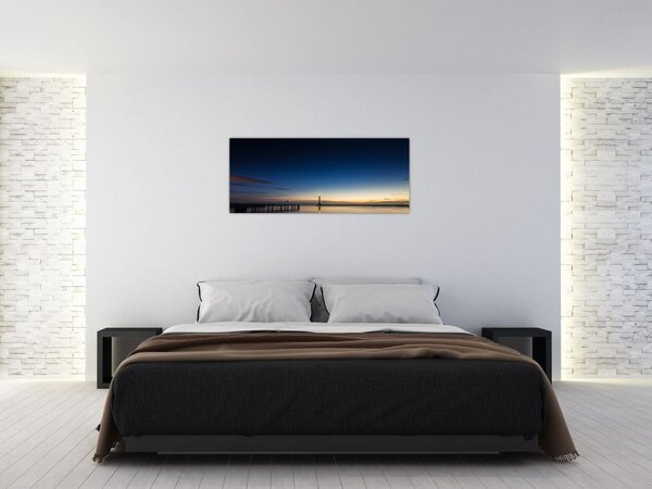 Tablou - Far în zare (120x50 cm)