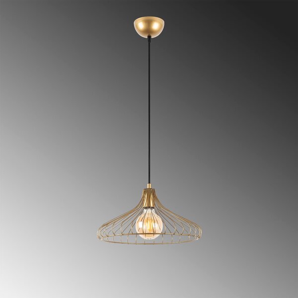 Lustra DEPAY Chandelier, Auriu, 36x36x120 cm