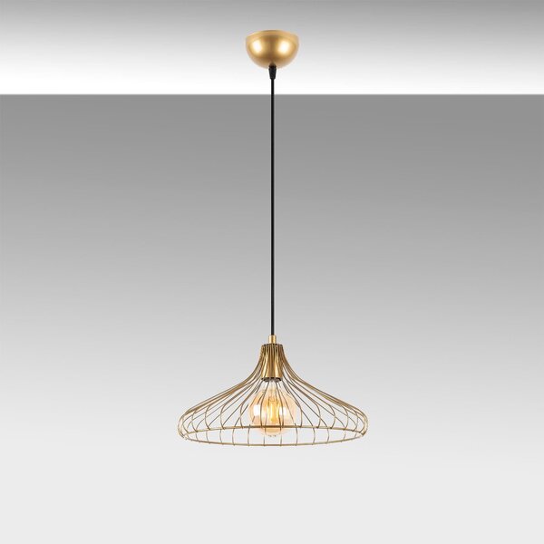 Lustra DEPAY Chandelier, Auriu, 36x36x120 cm