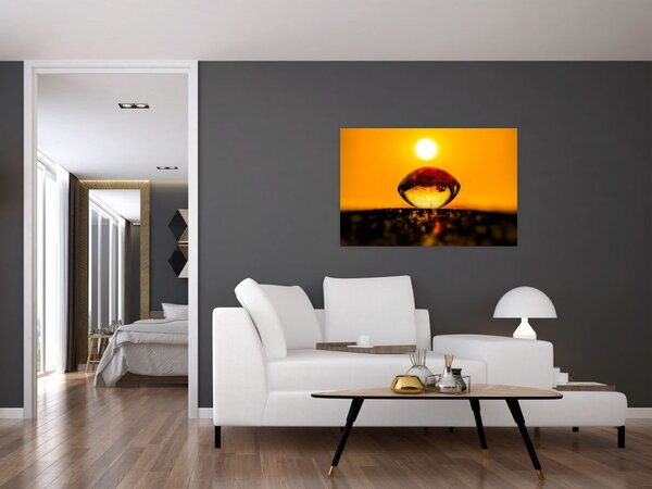 Tablou - Picături din sticlă (90x60 cm)