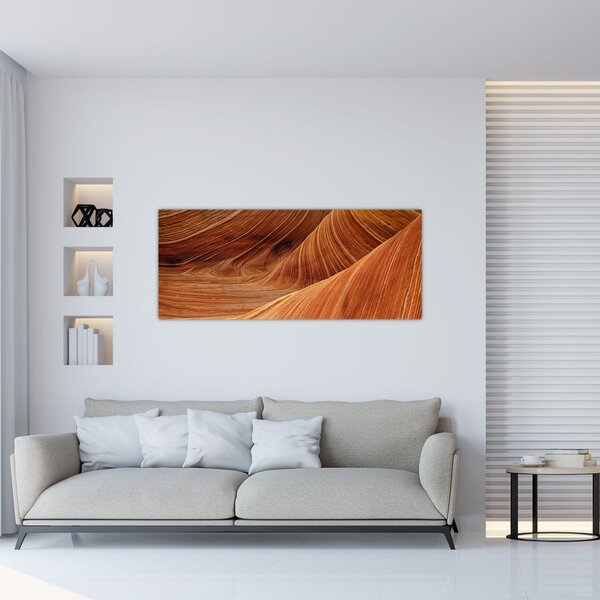Tablou - Nisip roșu (120x50 cm)