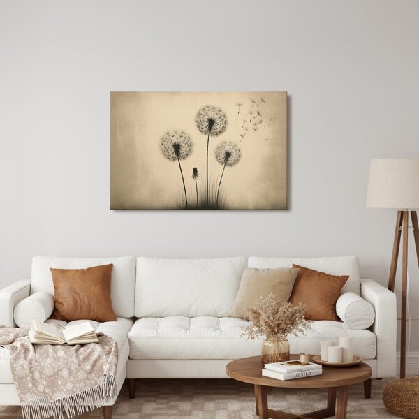 Tablou frumusețea tăcută a păpădiilor