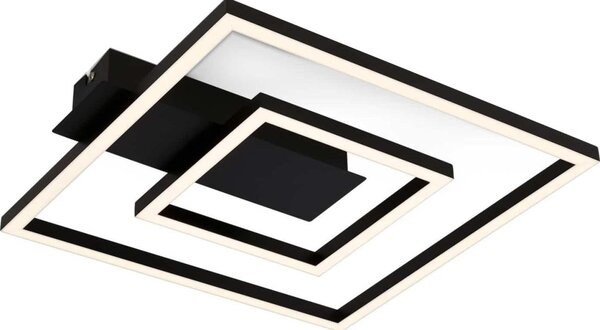 Plafonieră LED Briloner FRAME, 22 W, 230 V, 3000 K, 30 x 32 cm, neagră