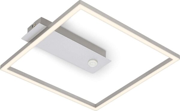 Briloner - Plafonieră LED FRAME cu senzor LED/14W/230V 3000K 30x32 cm crom mat