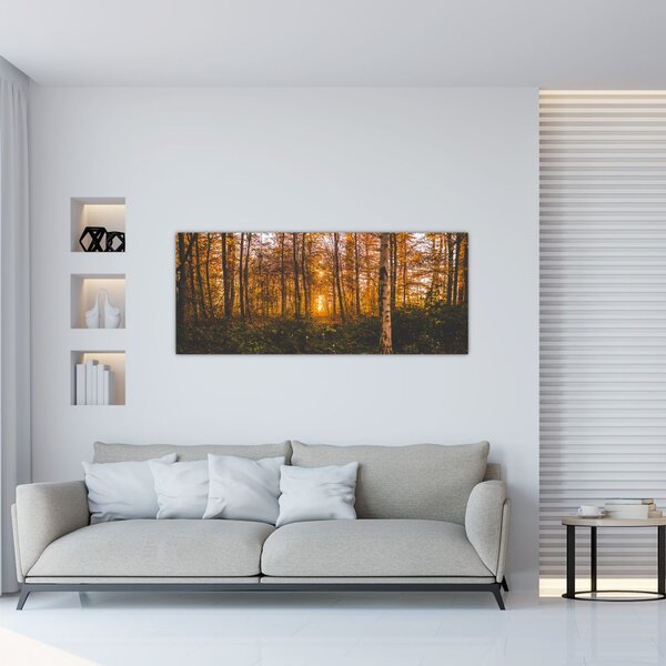 Tablou - Pădurea toamna (120x50 cm)
