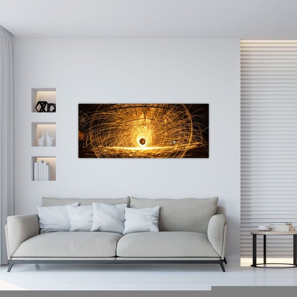 Tablou - Disc luminos (120x50 cm)