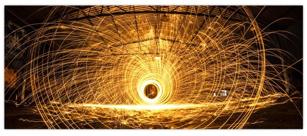 Tablou - Disc luminos (120x50 cm)