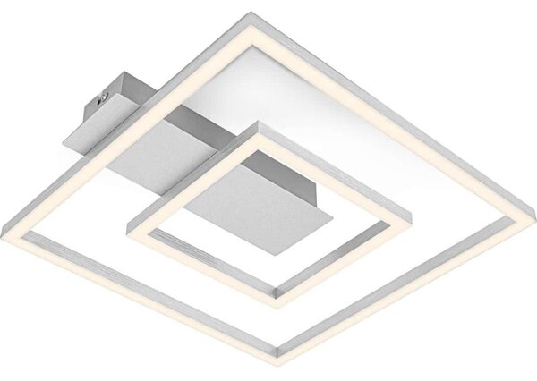 Briloner - Plafonieră LED FRAME, 22 W, 230 V, 3000 K, 30 x 32 cm, crom mat