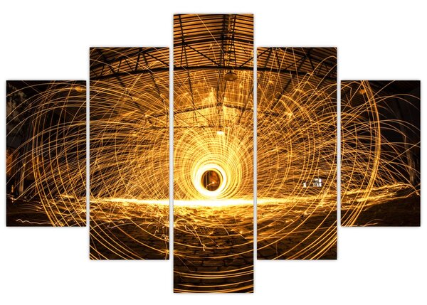 Tablou - Disc luminos (150x105 cm)