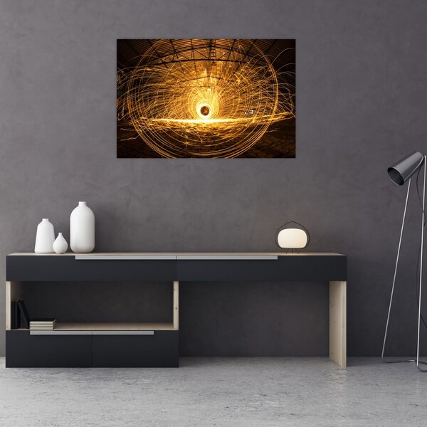 Tablou - Disc luminos (90x60 cm)