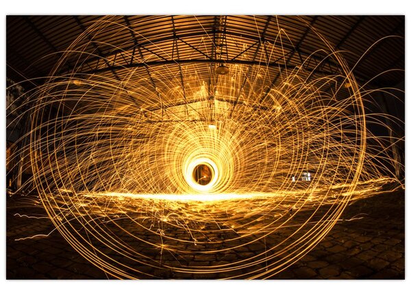 Tablou - Disc luminos (90x60 cm)