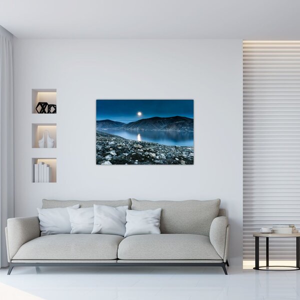 Tablou - Islanda noaptea (90x60 cm)