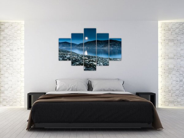 Tablou - Islanda noaptea (150x105 cm)