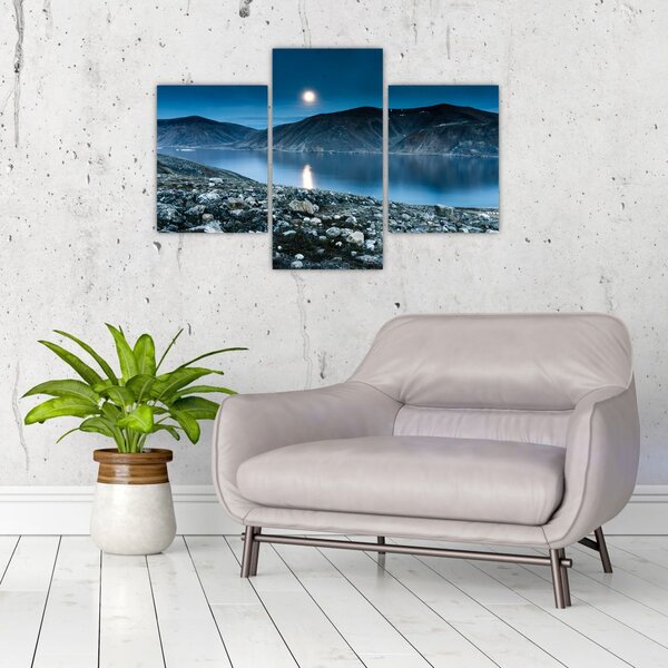 Tablou - Islanda noaptea (90x60 cm)
