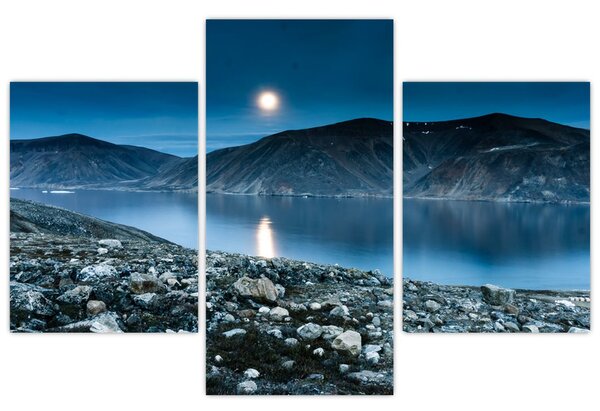 Tablou - Islanda noaptea (90x60 cm)