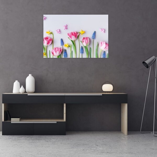 Tablou - Flori de primăvară (90x60 cm)