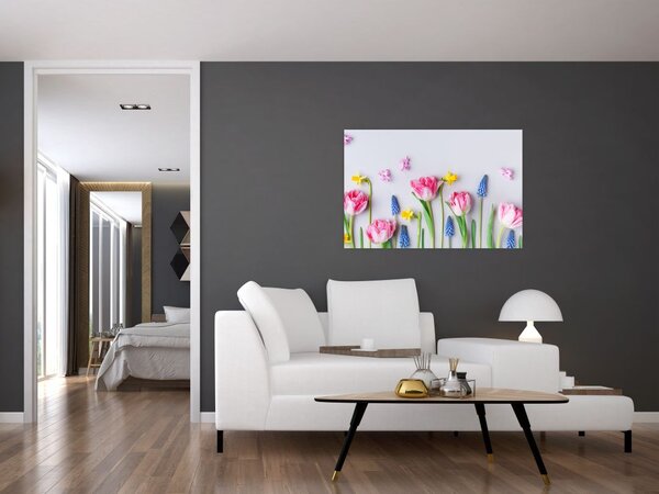 Tablou - Flori de primăvară (90x60 cm)
