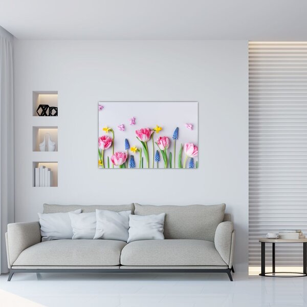 Tablou - Flori de primăvară (90x60 cm)