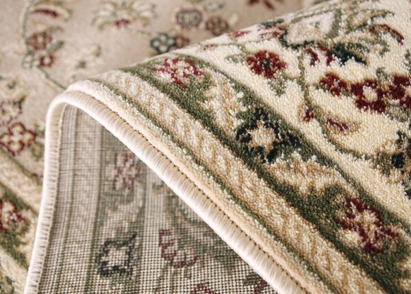 Covor Clasic Sufragerie Dormitor, Model Lotos 1555 110, Crem Bej 80x200