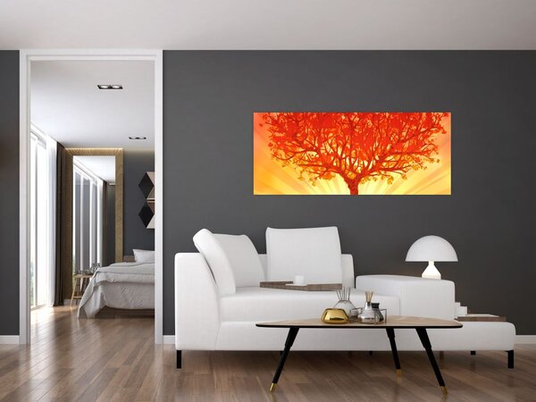 Tablou - Copac în lumina soarelui (120x50 cm)