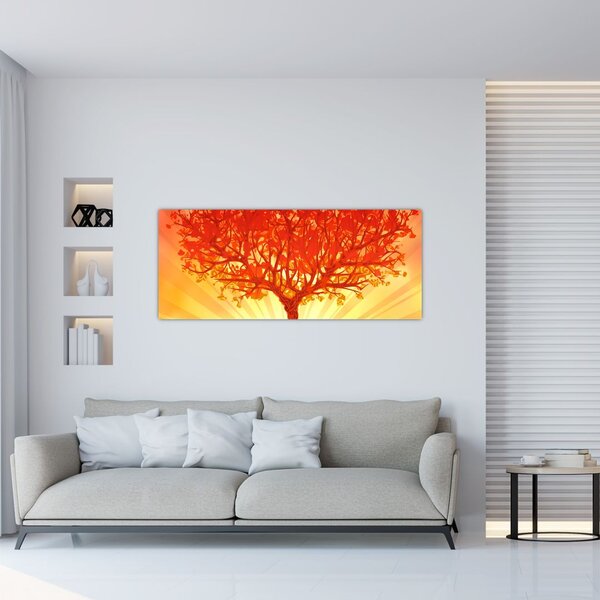 Tablou - Copac în lumina soarelui (120x50 cm)