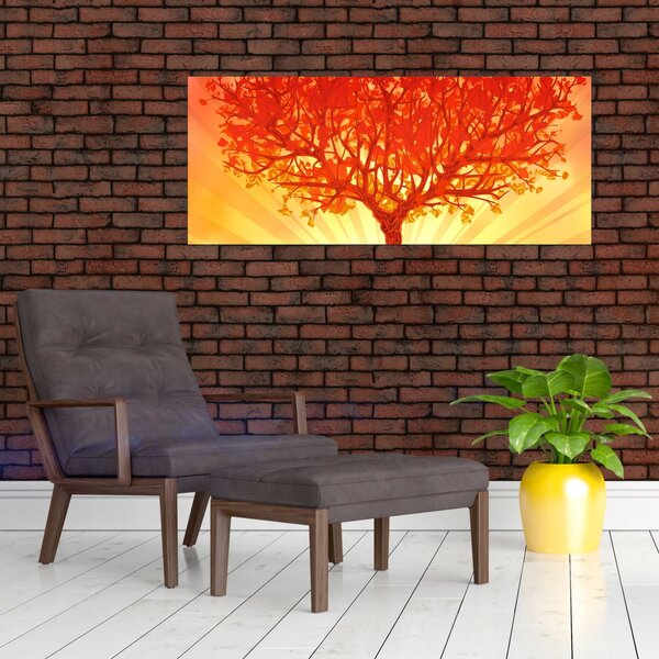 Tablou - Copac în lumina soarelui (120x50 cm)