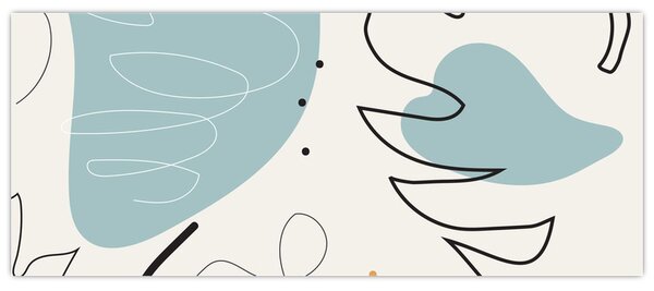 Tablou - Ilustrație de frunze (120x50 cm)