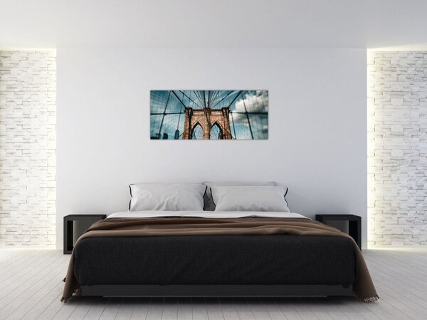 Tablou - Podul din Brooklin (120x50 cm)