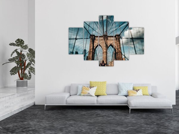 Tablou - Podul din Brooklin (150x105 cm)