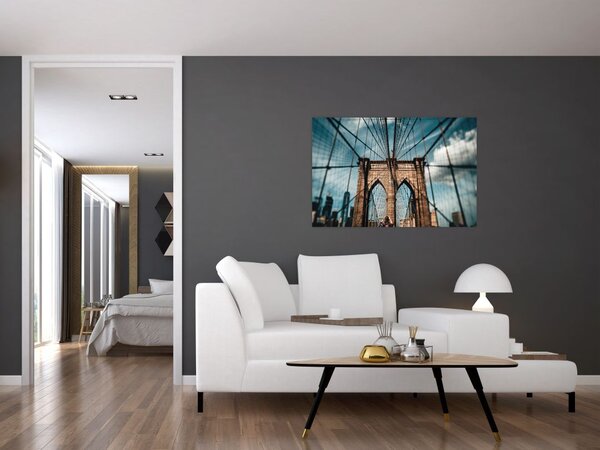 Tablou - Podul din Brooklin (90x60 cm)
