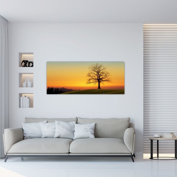 Tablou - Copacul în câmp (120x50 cm)